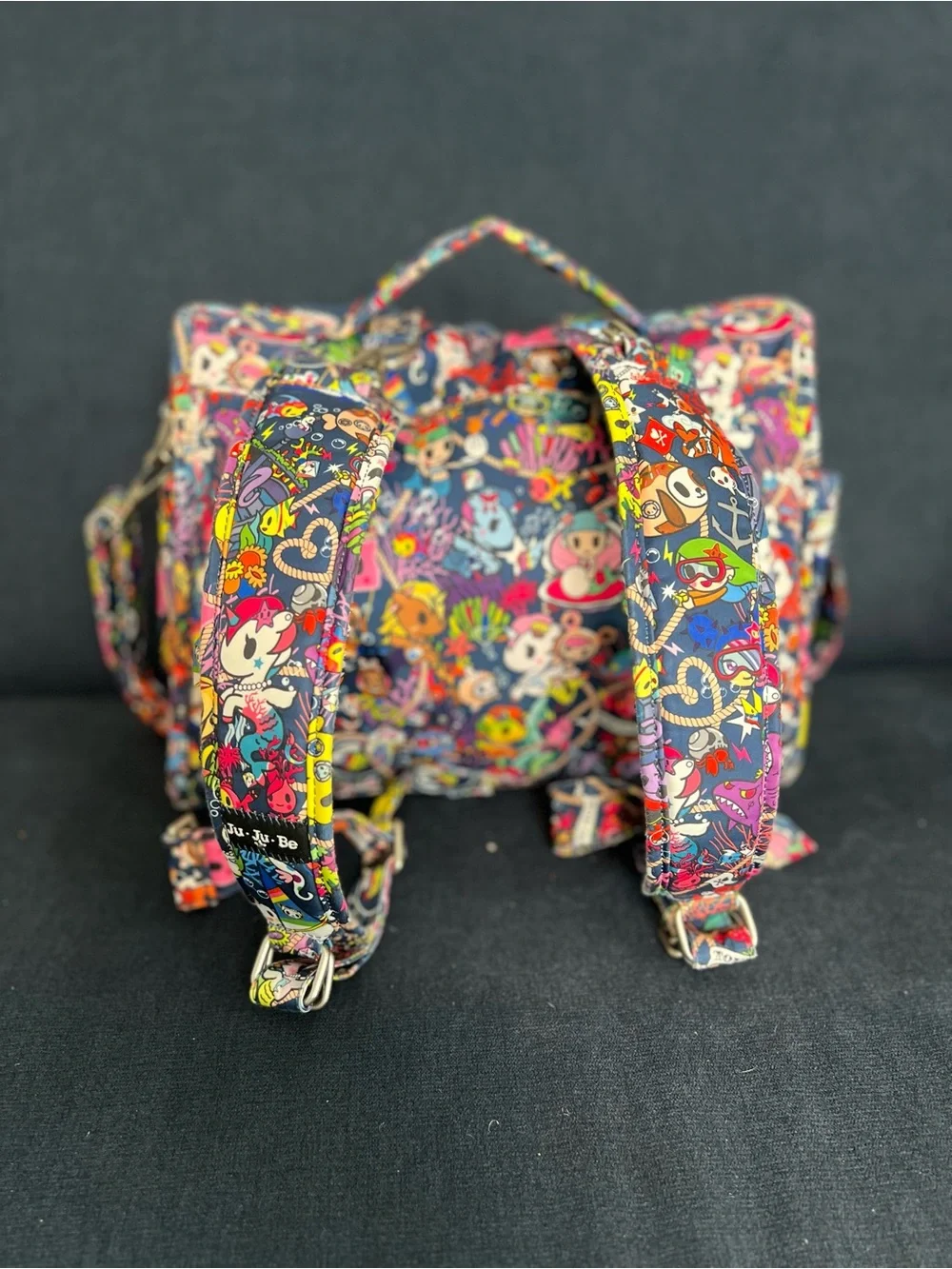 JuJuBe X Tokidoki Sea Punk BFF Diaper Backpack Book Bag - Excellent Condition